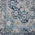 2' X 3' Ivory Blue And Gray Medallion Area Rug