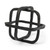 Black Metal Cube Shaped Link Sculpture - 808230026056