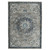 2' X 3' Teal Gray And Ivory Area Rug