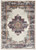 5' X 7' Cream Floral Power Loom Distressed Area Rug - 606114712756