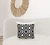 Homeroots Home Decor 20 X 20 Inches Deep Navy and White 100% Cotton Geometric Zippered Pillow