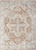 5' X 7' Gold Oriental Power Loom Washable Area Rug