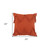 Homeroots Home Decor 20 X 20 Inches Cinnamon Orange 100% Cotton Zippered Pillow