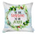 Homeroots Home Decor Set of 4 Tis the Season Christmas Throw Pillow Covers, 18x18 Inches, Set of 4
