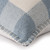 Homeroots Home Decor 20 X 20 Inches Light Blue and Ivory Polyester Plaid Zippered Pillow