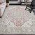 Homeroots Home Decor 8' x 10' Coral Medallion Power Loom Area Rug