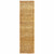 Homeroots Home Decor 2' x 10' Runner Rug, Brown and Ivory, Power Loom