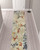 Homeroots Home Decor 2' x 10' Abstract Runner Rug, Beige and Blue, Power Loom Stain Resistant