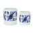 Set of Two 6" White Ceramic Round Pot Planter - 606114844075