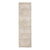 8' Tan And Gray Medallion Distressed Runner Rug