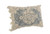 Homeroots Home Decor 14 X 20 Inches Gray and Ivory 100% Cotton Abstract Zippered Pillow