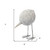7" Off White Resin And Metal Snipe Bird Tabletop Sculpture