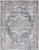 Homeroots Home Decor 9' X 12' Blue And Pink Floral Power Loom Distressed Washable Area Rug