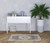 3' X 5' Grey And Ivory Oriental Power Loom Non Skid Area Rug