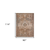 7' X 9' Beige Gray and Taupe Medallion Power Loom Area Rug