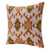 Homeroots Home Decor 20 X 20 Inches Orange 100% Cotton Geometric Zippered Pillow