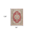 8' X 10' Ivory Red And Blue Medallion Area Rug
