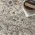 7' X 10' Ivory Floral Power Loom Area Rug