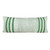 Homeroots Home Decor 14 X 36 Inches Green and White 100% Cotton Geometric Zippered Pillow