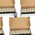Set of Twelve Ivory Flameless Christmas Clip On Taper Candle