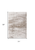 3' X 5' Gray and Beige Abstract Non Skid Area Rug