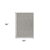 5' X 7' Gray Trellis Area Rug
