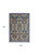 5' X 7' Blue Floral Power Loom Area Rug Polypropylene