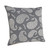 Homeroots Home Decor 24 X 24 Inches Gray and White 100% Cotton Geometric Zippered Pillow
