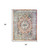 2' X 3' Rust Oriental Distressed Area Rug With Fringe