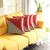 Homeroots Home Decor Set Of Four 18 x 18 Inches Black and Red Polyester Houndstooth Zippered Pillows