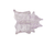 5' X 7' Gray and Pink Cowhide Hand Knotted Area Rug