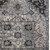 4' X 6' Black And Gray Medallion Area Rug