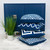 Homeroots Home Decor 20 X 20 Inches Blue Geometric Cotton Zippered Pillow