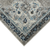 5' X 7' Teal Gray And Ivory Area Rug