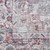 Homeroots Home Decor 9' x 12' Red and Ivory Floral Power Loom Distressed Washable Area Rug