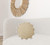 Homeroots Home Decor 20 X 20 Inches Tan Round Jute Zippered Pillow