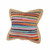 Homeroots Home Decor 20 X 20 Inches Tan Red Blue Yellow and Orange 100% Cotton Geometric Zippered Pillow