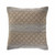 20" Beige And Gray Cotton Geometric Throw Pillow