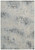2' X 3' Blue Floral Power Loom Area Rug