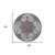 Homeroots Home Decor 7' Pink Round Medallion Power Loom Area Rug