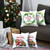 Homeroots Home Decor Set of 4 Merry Christmas Tis the Season Throw Pillows, 18x18 Inches, Set of 4