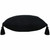 Homeroots Home Decor 20 X 20 Inches Jet Black 100% Cotton Zippered Pillow