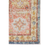 8' X 10' Coral And Blue Oriental Area Rug