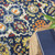 Homeroots Home Decor 8' X 10' Clasic Blue Floral Power Loom Area Rug