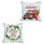 Homeroots Home Decor Set of 2 Merry Christmas Tis the Season Throw Pillow Covers, 18 x 18 Inches, Set of 2