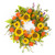 22" Green and Yellow Artificial Summer Sunflower Wreath - 606114759836