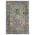 Homeroots Home Decor 8' x 11' Gray Floral Power Loom Area Rug