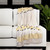 50" X 60" Yellow and Ivory Woven Cotton Striped Throw Blanket with Tassels