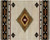 Homeroots Home Decor 5' x 8' Ivory and Black Southwestern Hand Tufted Non Skid Area Rug