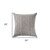 Homeroots Home Decor 20 X 20 Inches Light Gray and Dark Gray 100% Wool Zippered Pillow